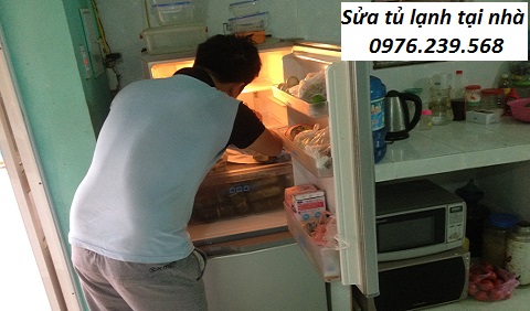 Sửa tủ lạnh tại nhà Phú diễn