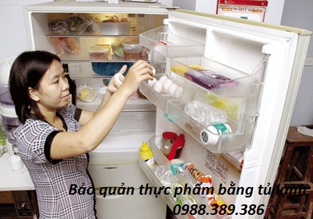 Bảo quản thực phẩm bằng tủ lạnh