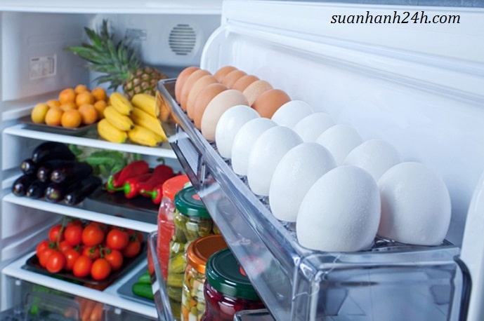 Vị trí đặt khay trứng trong tủ lạnh